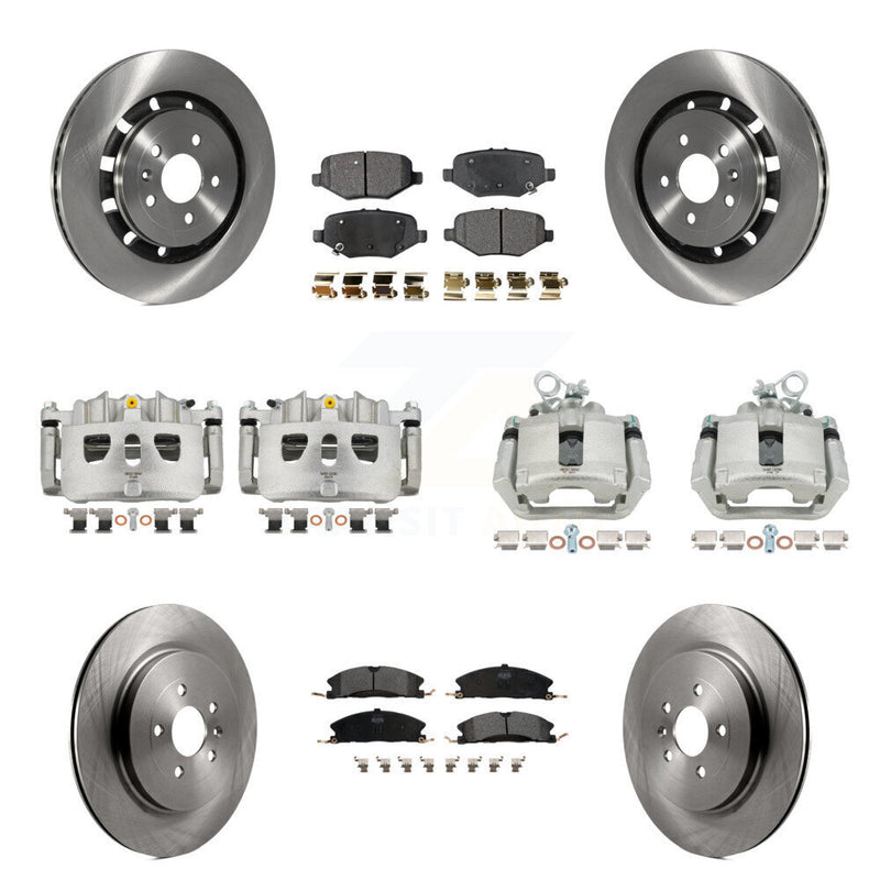 Transit Auto KC8-100970P Disc Brake Kit for 2013-2019 Ford Taurus, Ford Explorer, Ford Special Service Police Sedan & more - Front and Rear product image