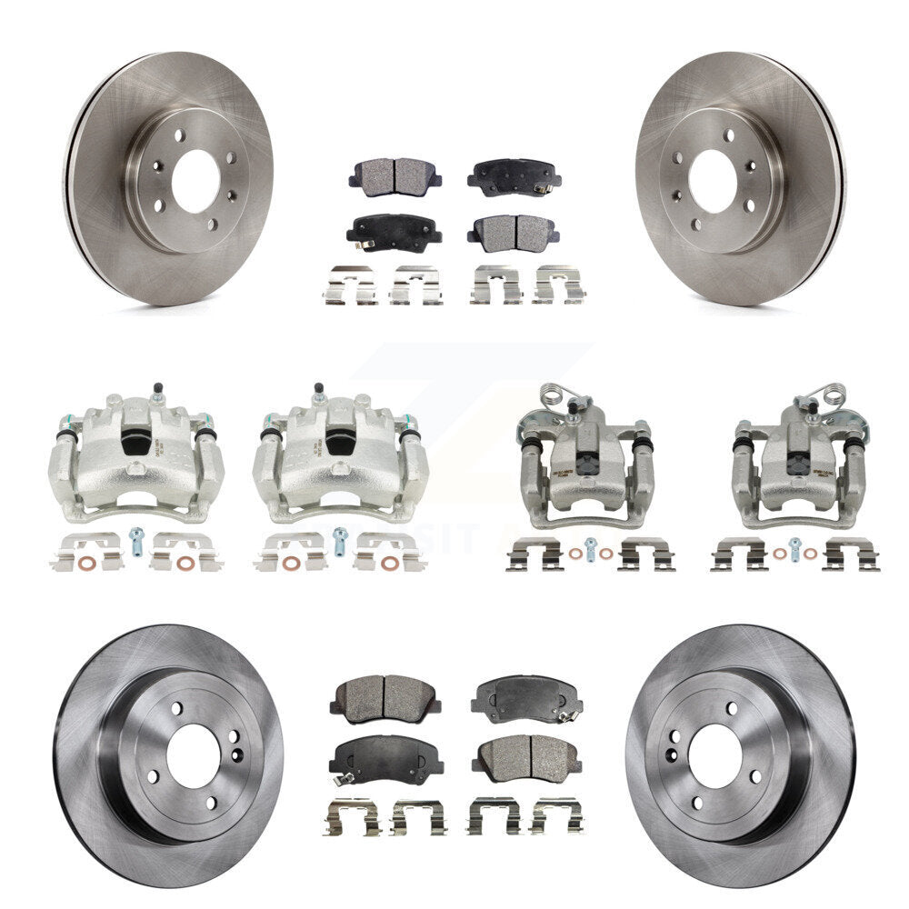 Transit Auto KC8-100970T Disc Brake Kit for 2012-2016 Hyundai Accent - Front and Rear product image