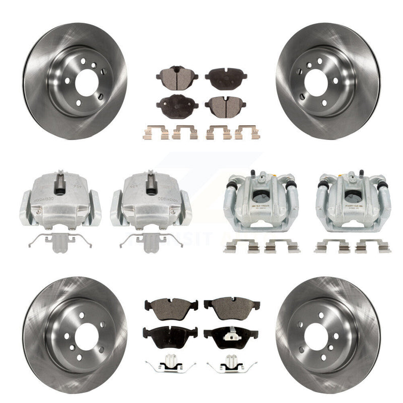 Transit Auto KC8-100972T Disc Brake Kit for 2011-2016 BMW 528i xDrive, BMW 528i - Front and Rear product image