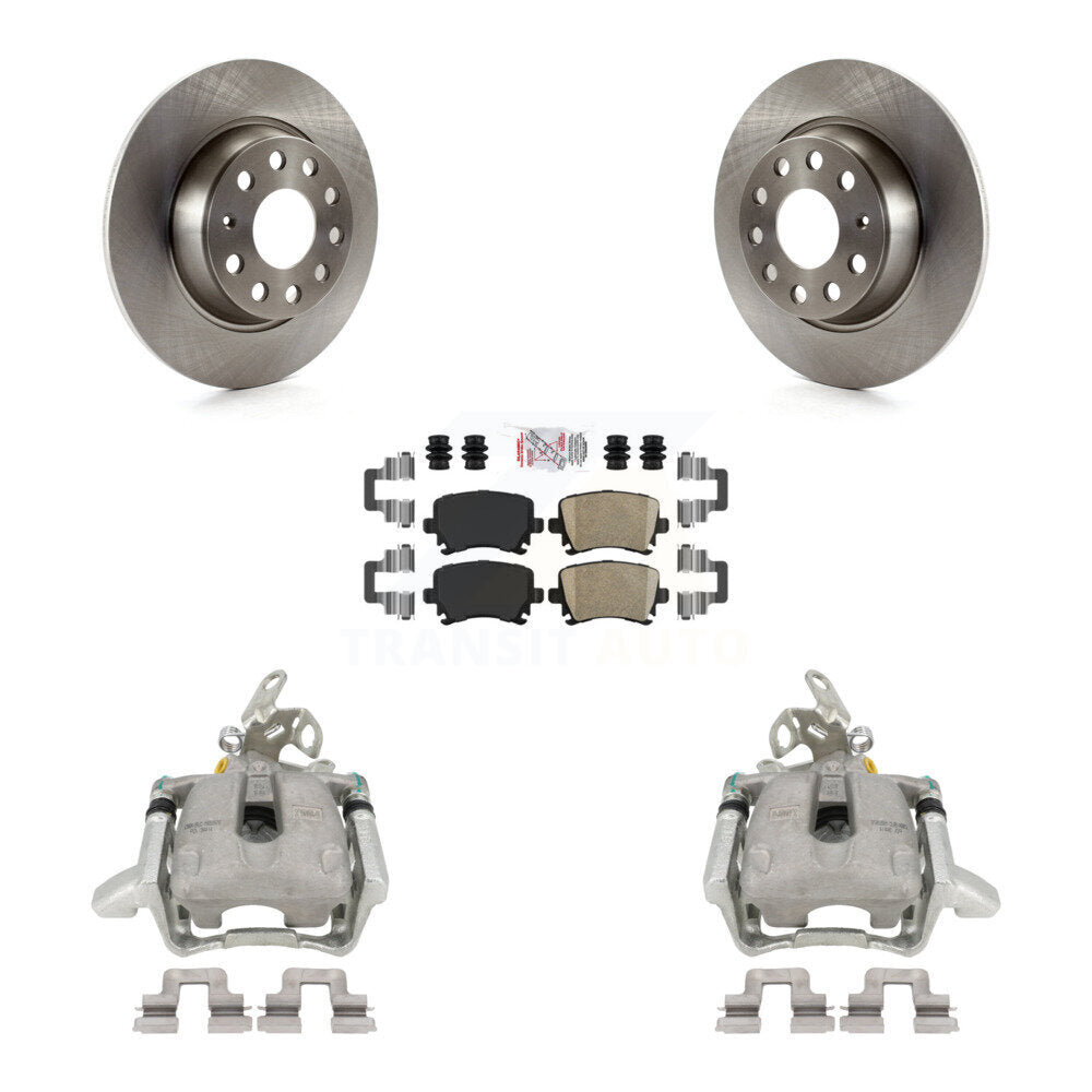 Transit Auto KC8-100973N Disc Brake Kit for 2005-2009 Volkswagen GTI, Volkswagen Jetta, Audi A3 Quattro - Rear product image