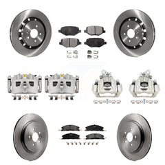 Transit Auto KC8-100973P Disc Brake Kit for 2016 Lincoln MKS - Front and Rear product image