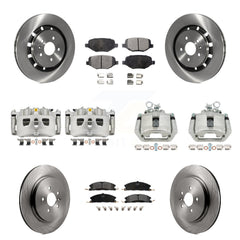 Transit Auto KC8-100974P Disc Brake Kit for 2013-2019 Ford Taurus, Ford Explorer, Lincoln MKS & more - Front and Rear product image