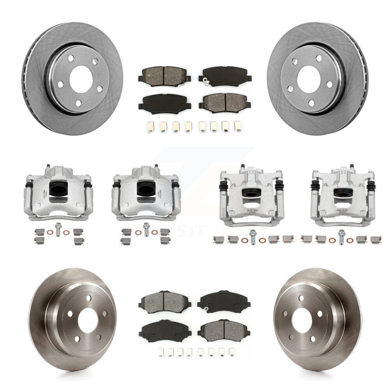 Transit Auto KC8-100975S Disc Brake Kit for 2007-2016 Jeep Wrangler - Front and Rear product image