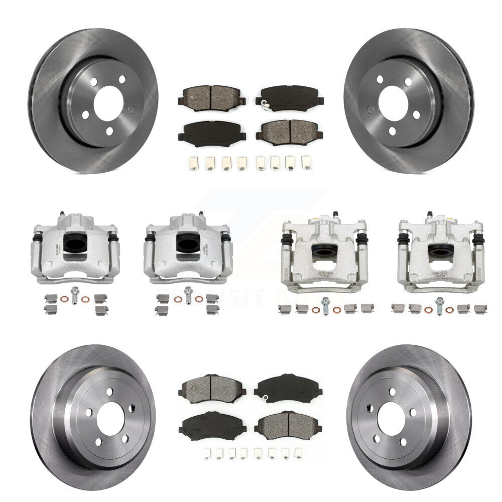Transit Auto KC8-100976S Disc Brake Kit for 2007-2008 Dodge Nitro - Front and Rear product image