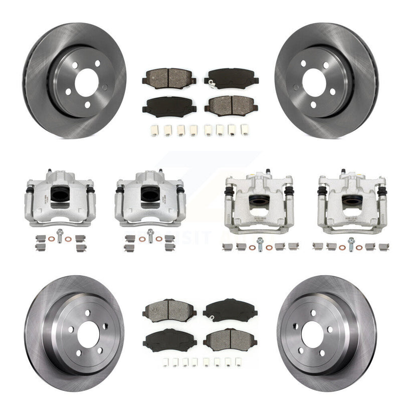 Transit Auto KC8-100976S Disc Brake Kit for 2007-2008 Dodge Nitro - Front and Rear product image