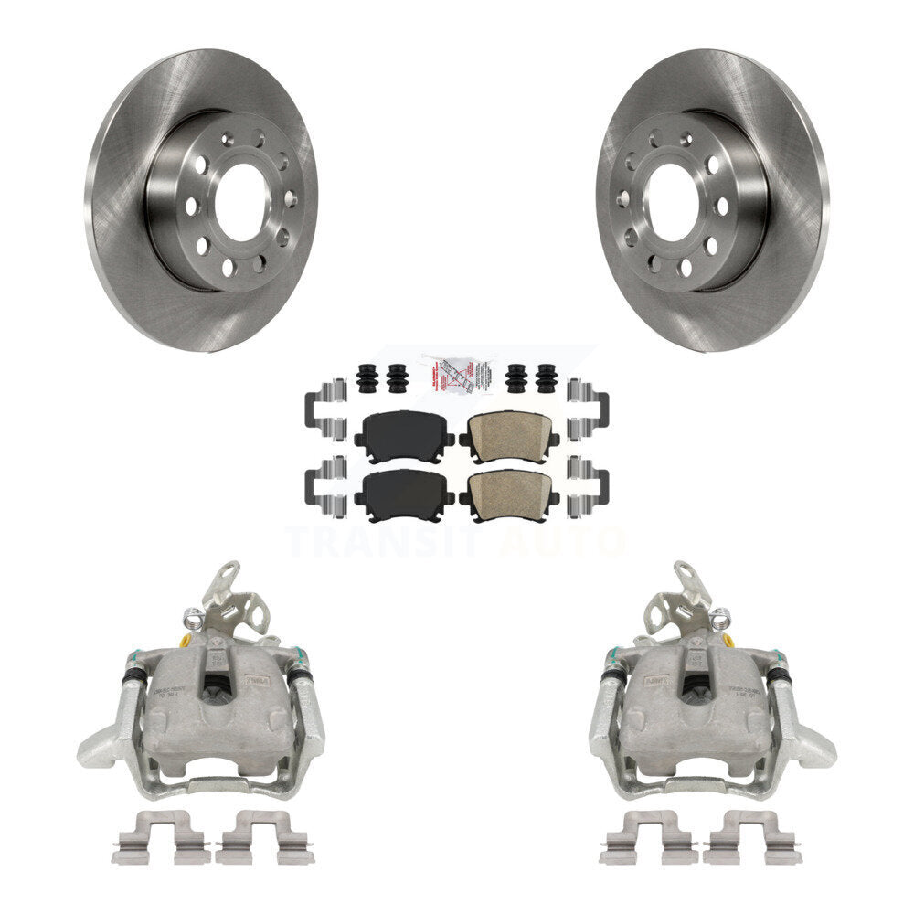 Transit Auto KC8-100977N Disc Brake Kit for 2005-2009 Volkswagen Jetta, Volkswagen Rabbit - Rear product image