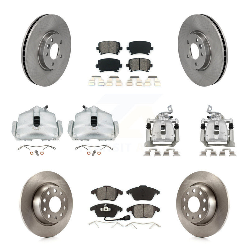 Transit Auto KC8-100978S Disc Brake Kit for 2012 Volkswagen CC - Front and Rear product image