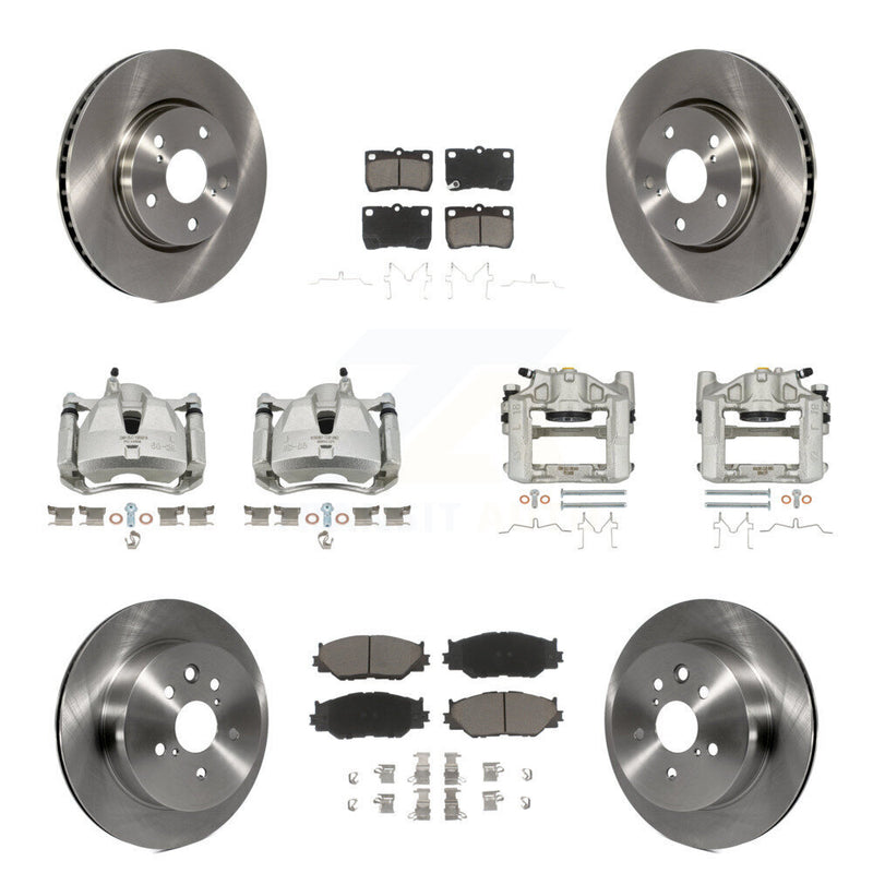 CMX KC8-100979C Disc Brake Kit for 2010-2013 Lexus IS250 - Front and Rear product image