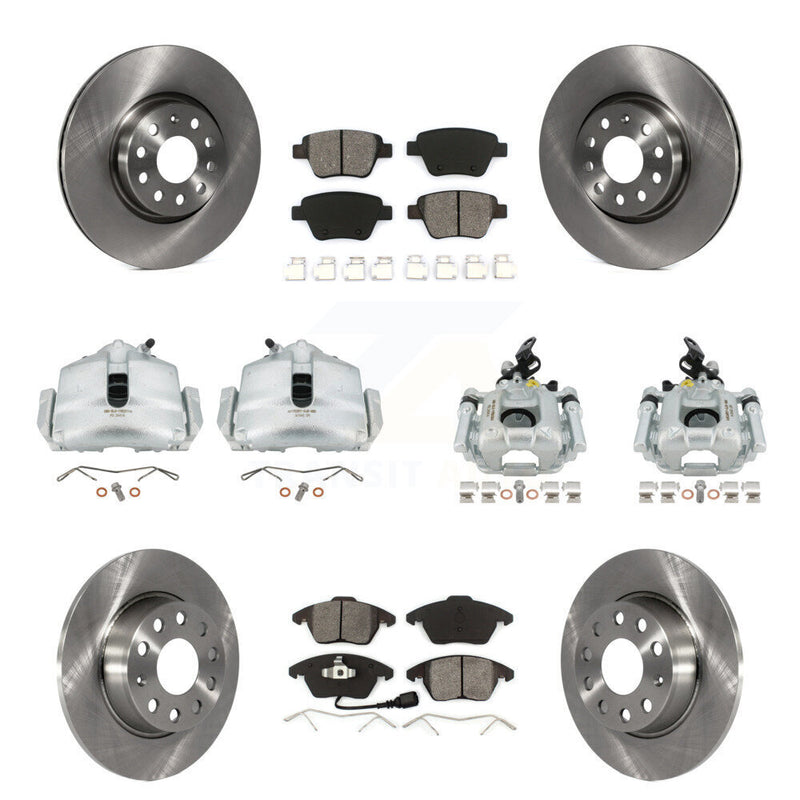 Transit Auto KC8-100981S Disc Brake Kit for 2012-2014 Volkswagen GTI - Front and Rear product image