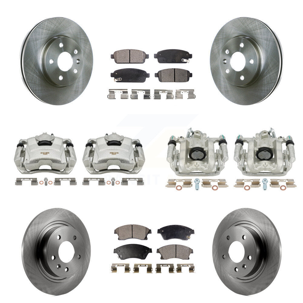 Transit Auto KC8-100982P Disc Brake Kit for 2013 Chevrolet Cruze - Front and Rear product image