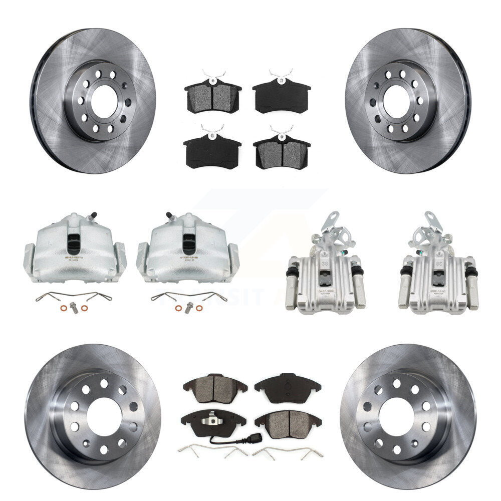 Transit Auto KC8-100983S Disc Brake Kit for 2014-2015 Volkswagen Beetle - Front and Rear product image