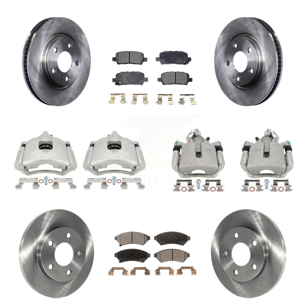 Transit Auto KC8-100984P Disc Brake Kit for 2005-2009 Buick Allure, Buick LaCrosse, Pontiac Grand Prix - Front and Rear product image
