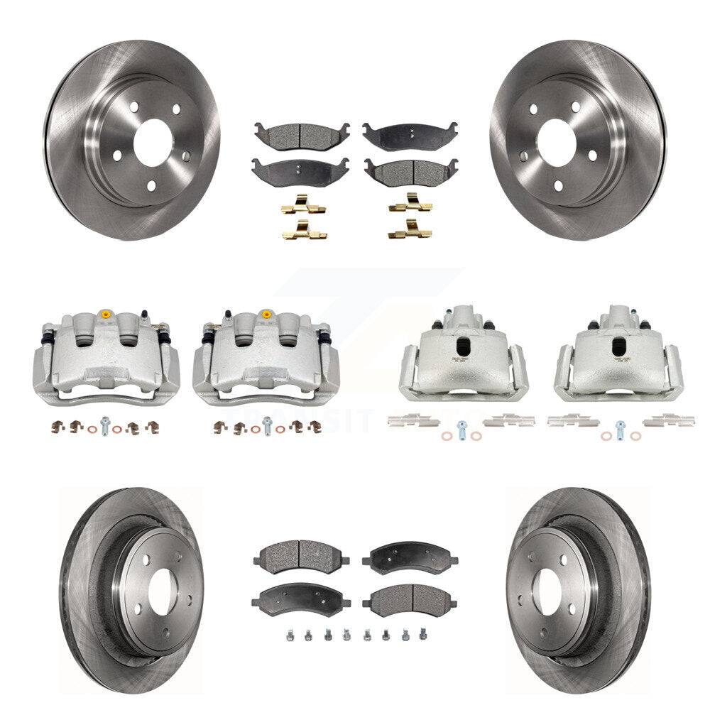 Transit Auto KC8-100984T Disc Brake Kit for 2007-2009 Chrysler Aspen, Dodge Durango - Front and Rear product image