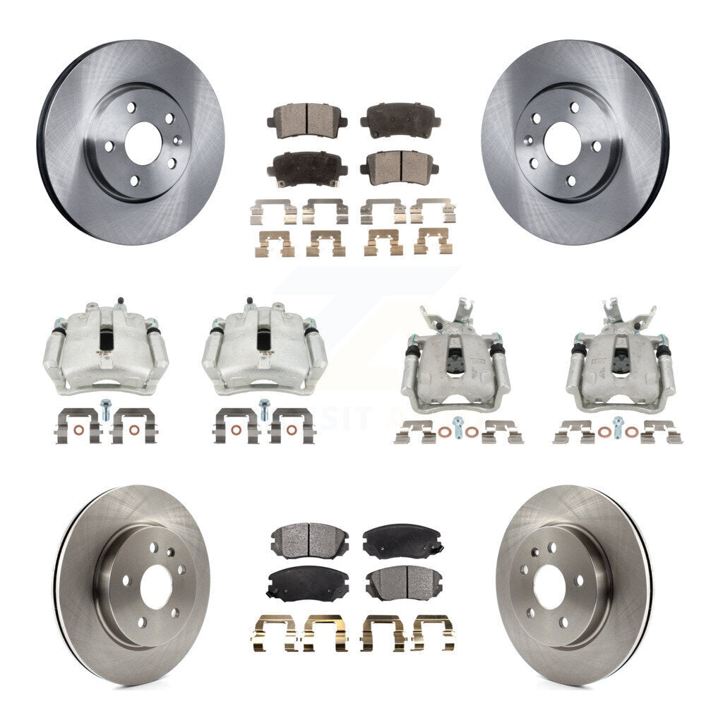 Transit Auto KC8-100985P Disc Brake Kit for 2016 Chevrolet Malibu Limited - Front and Rear product image