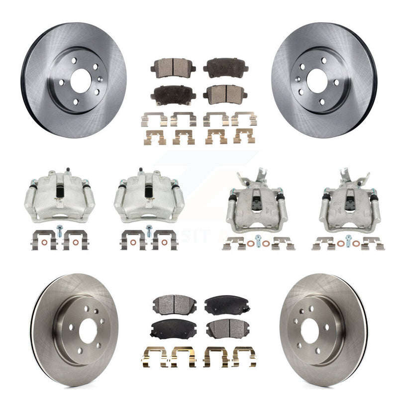 Transit Auto KC8-100985P Disc Brake Kit for 2016 Chevrolet Malibu Limited - Front and Rear product image