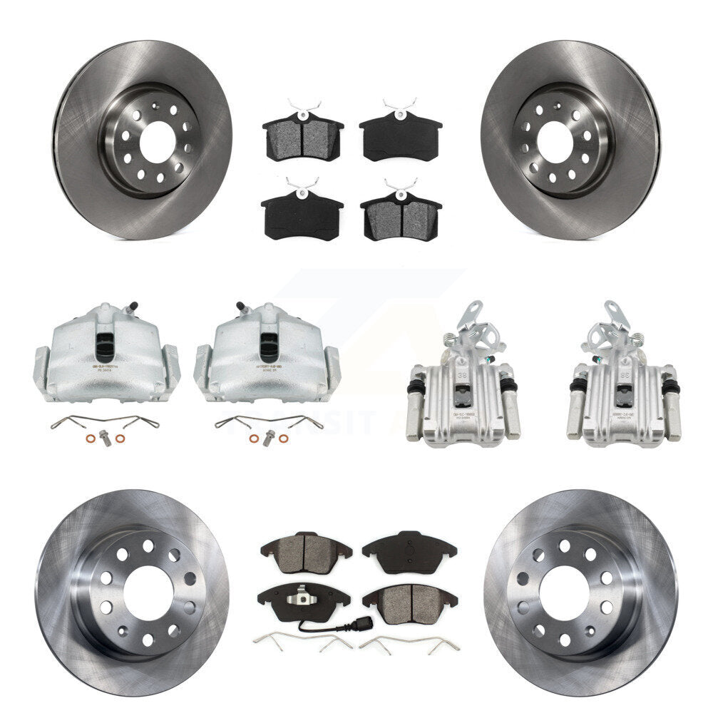 Transit Auto KC8-100985S Disc Brake Kit for 2014 Volkswagen Beetle - Front and Rear product image