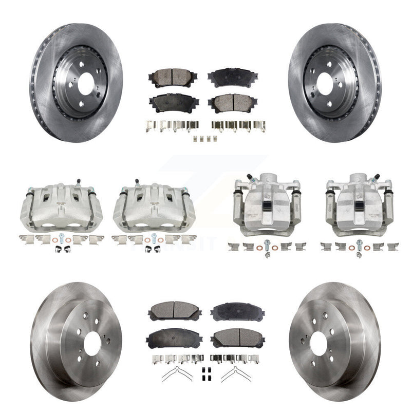 Transit Auto KC8-100985T Disc Brake Kit for 2010-2012 Toyota Sienna, Lexus RX350 - Front and Rear product image