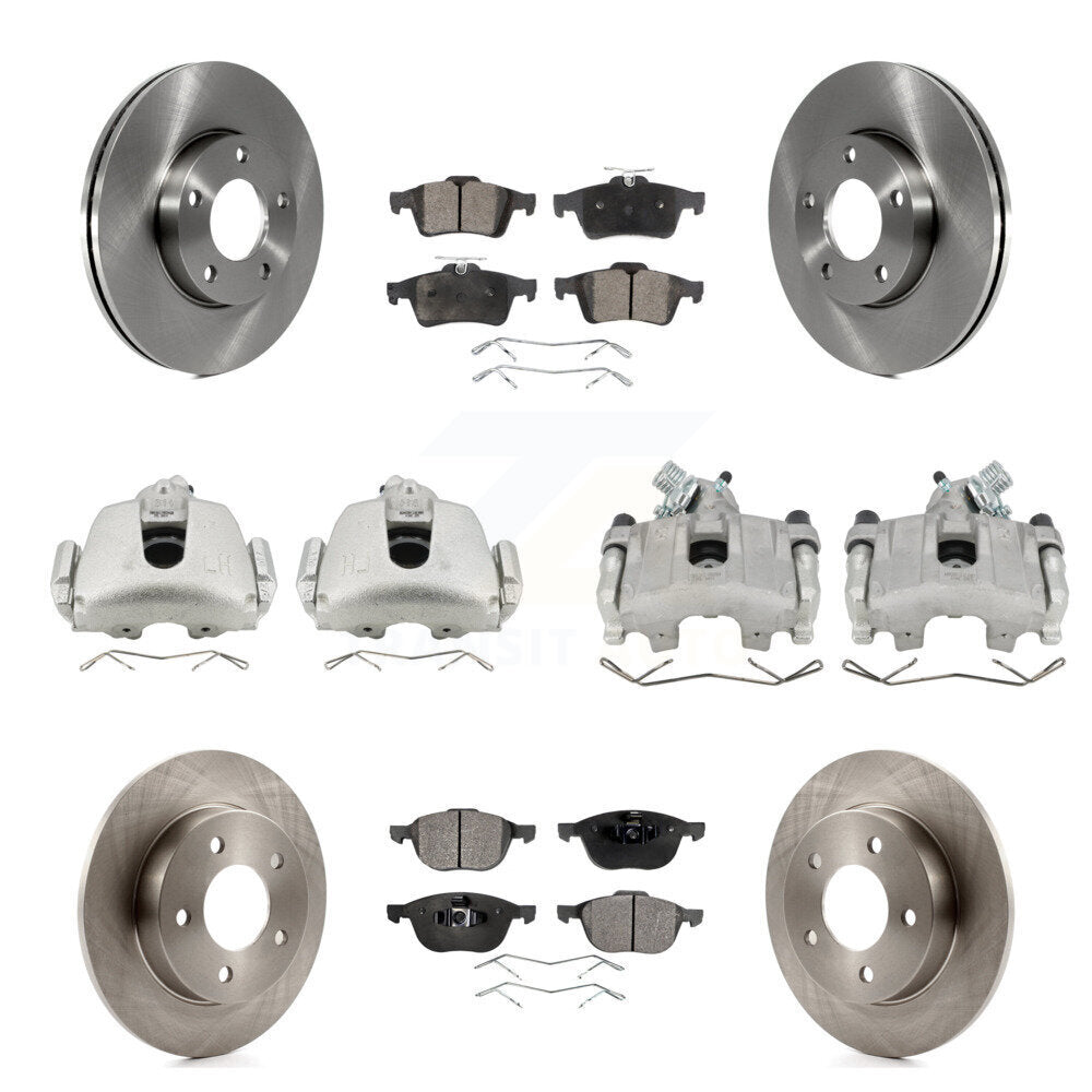Transit Auto KC8-100986P Disc Brake Kit for 2006-2013 Mazda 3 Sport, Mazda 3 - Front and Rear product image