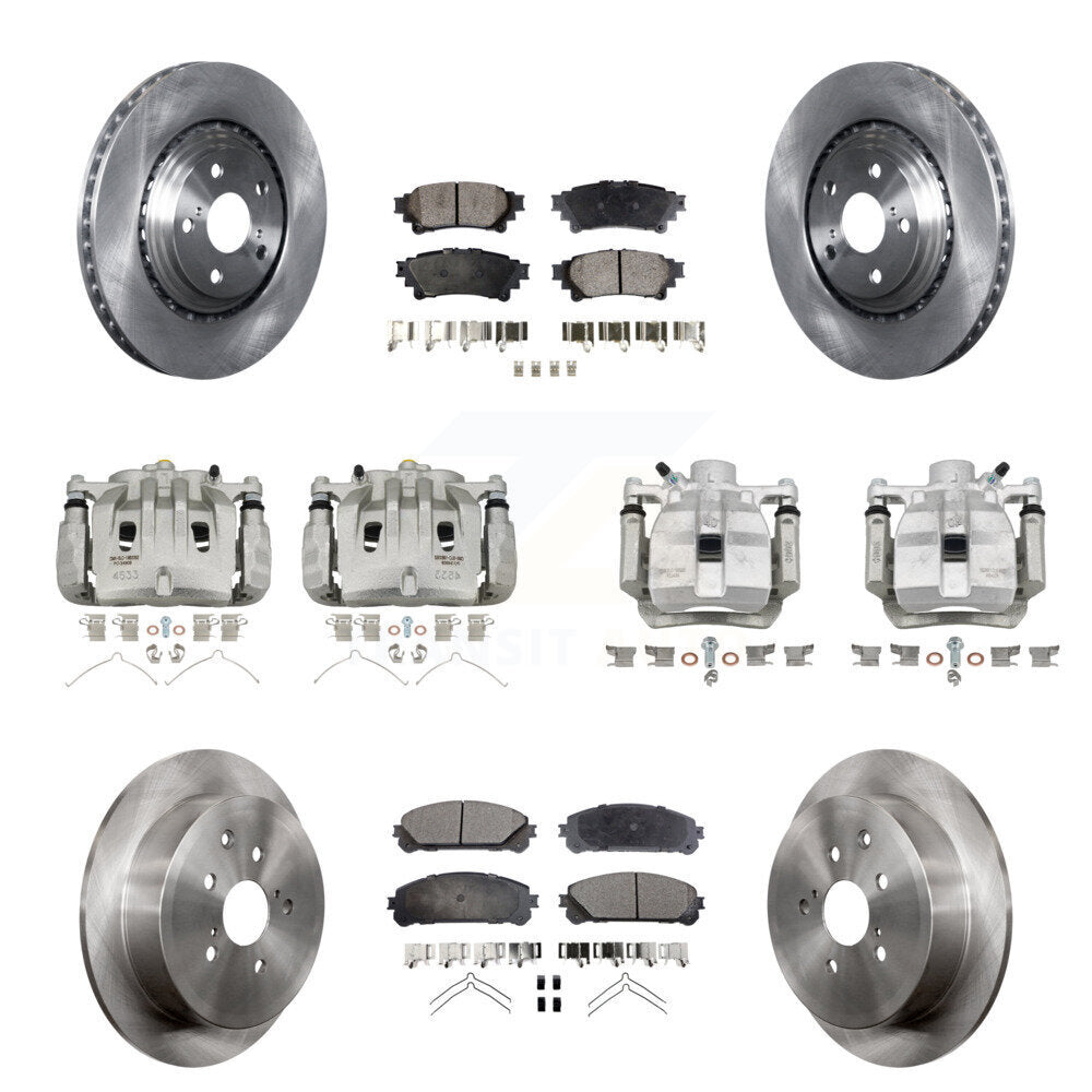 Transit Auto KC8-100986T Disc Brake Kit for 2010-2012 Lexus RX450h, Lexus RX350 - Front and Rear product image
