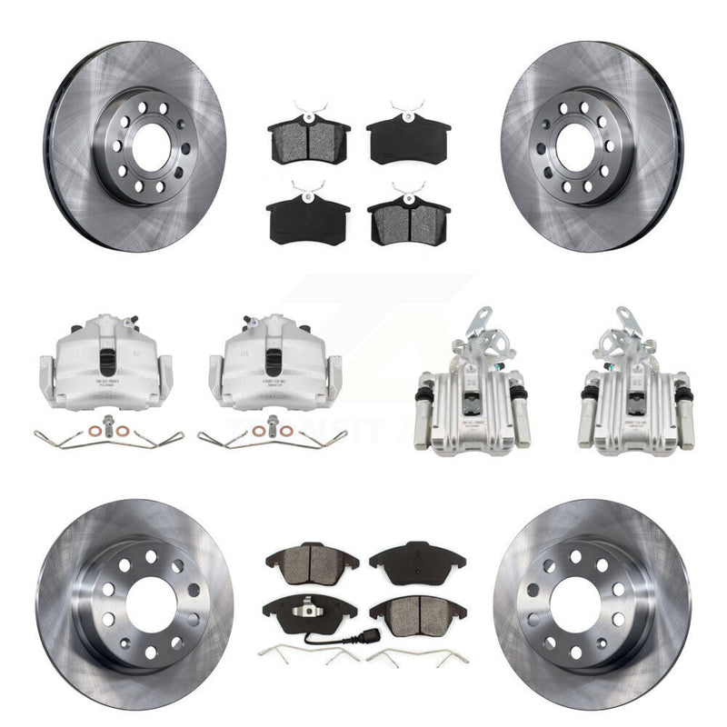 Transit Auto KC8-100987S Disc Brake Kit for 2014-2018 Volkswagen Jetta, Volkswagen Beetle - Front and Rear product image