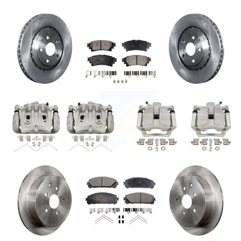 Transit Auto KC8-100987T Disc Brake Kit for 2012-2015 Lexus RX350, Lexus RX450h - Front and Rear product image