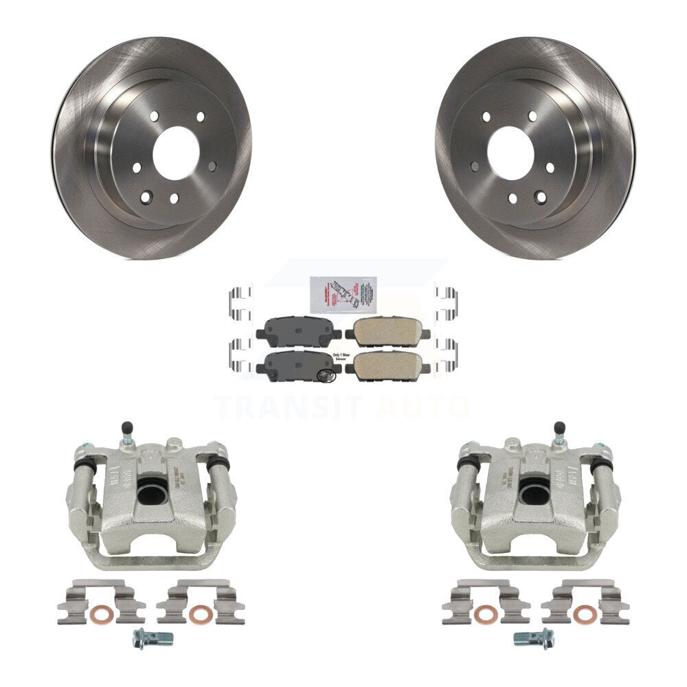 Transit Auto KC8-100989N Disc Brake Kit for 2005-2015 Nissan Rogue Select, Nissan Rogue, Nissan X-Trail - Rear product image