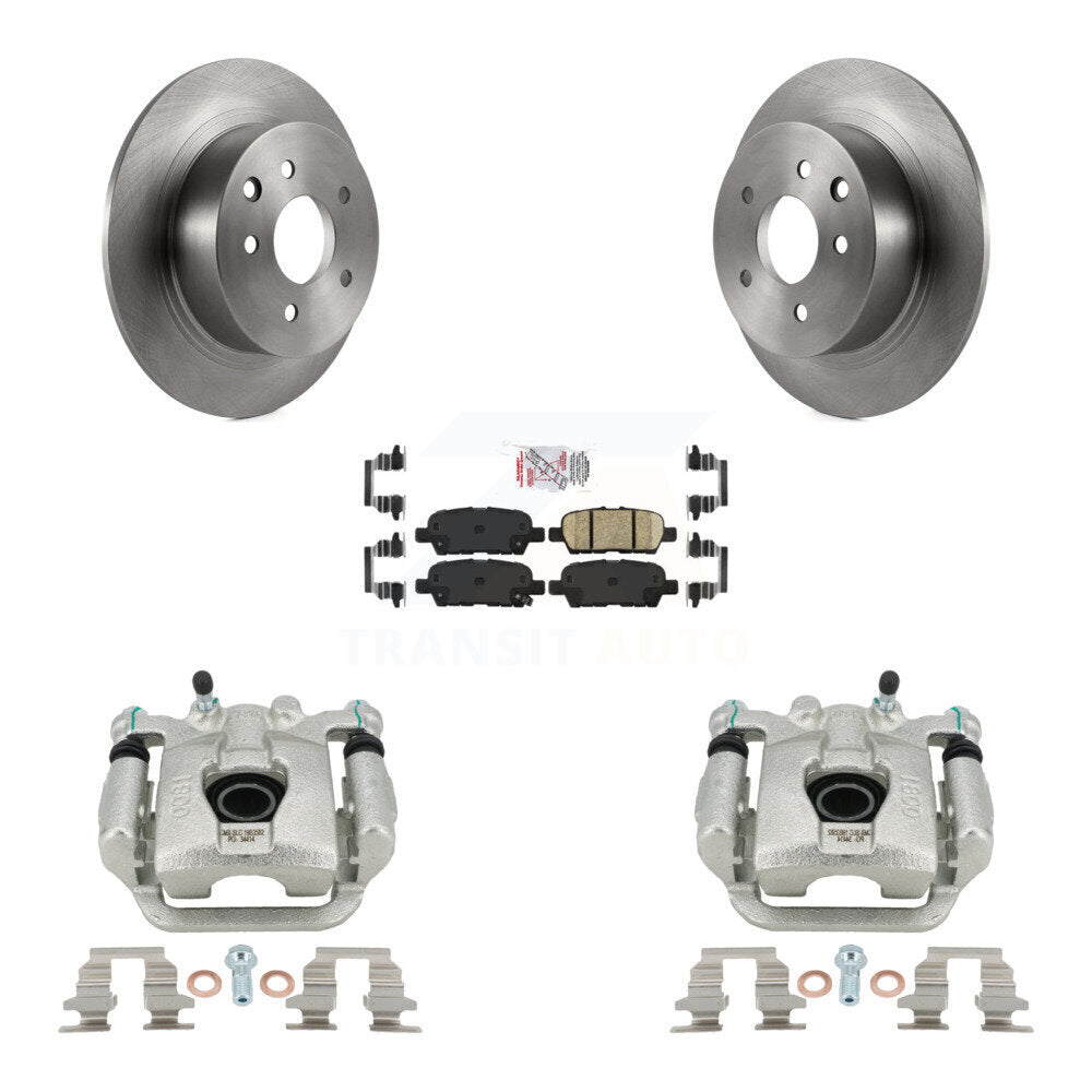 Transit Auto KC8-100991N Disc Brake Kit for 2007-2019 Nissan Juke, Nissan Sentra - Rear product image