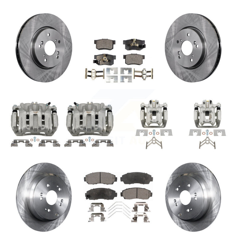 Transit Auto KC8-100994P Disc Brake Kit for 2012-2016 Honda CR-V - Front and Rear product image
