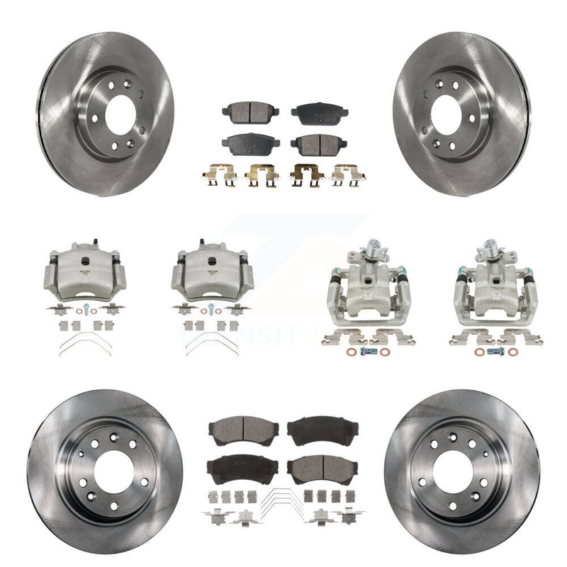 Transit Auto KC8-100996T Disc Brake Kit for 2006-2013 Mazda 6, Lincoln MKZ, Ford Fusion & more - Front and Rear product image