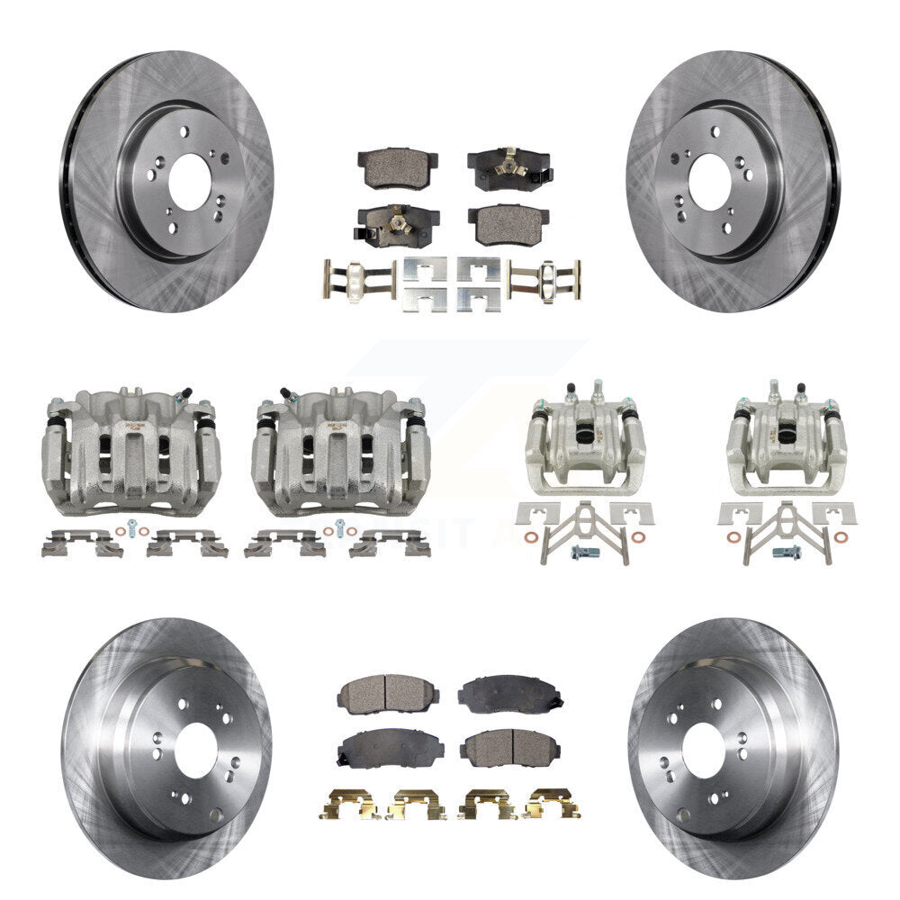 Transit Auto KC8-100998P Disc Brake Kit for 2007-2012 Acura RDX, Honda CR-V - Front and Rear product image
