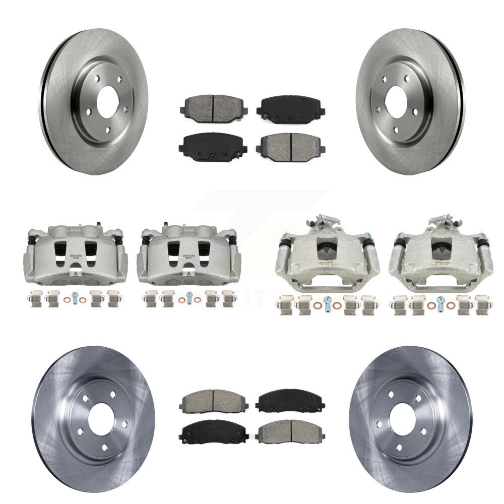 Transit Auto KC8-101003S Disc Brake Kit for 2019-2020 Dodge Grand Caravan - Front and Rear product image