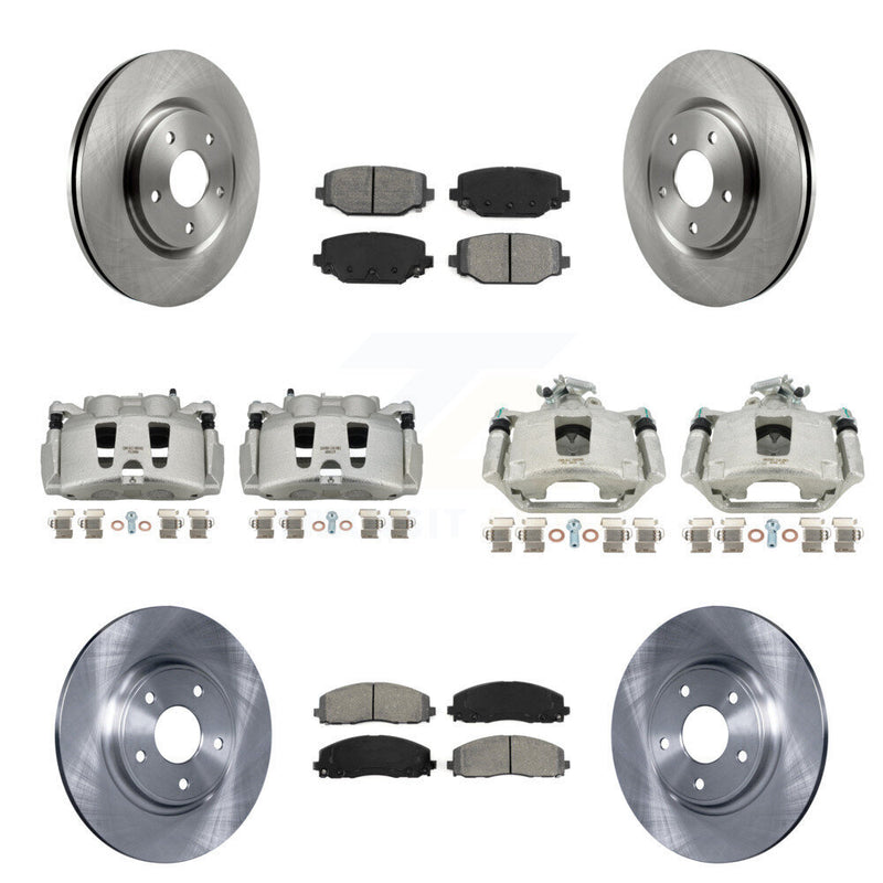 Transit Auto KC8-101003S Disc Brake Kit for 2019-2020 Dodge Grand Caravan - Front and Rear product image