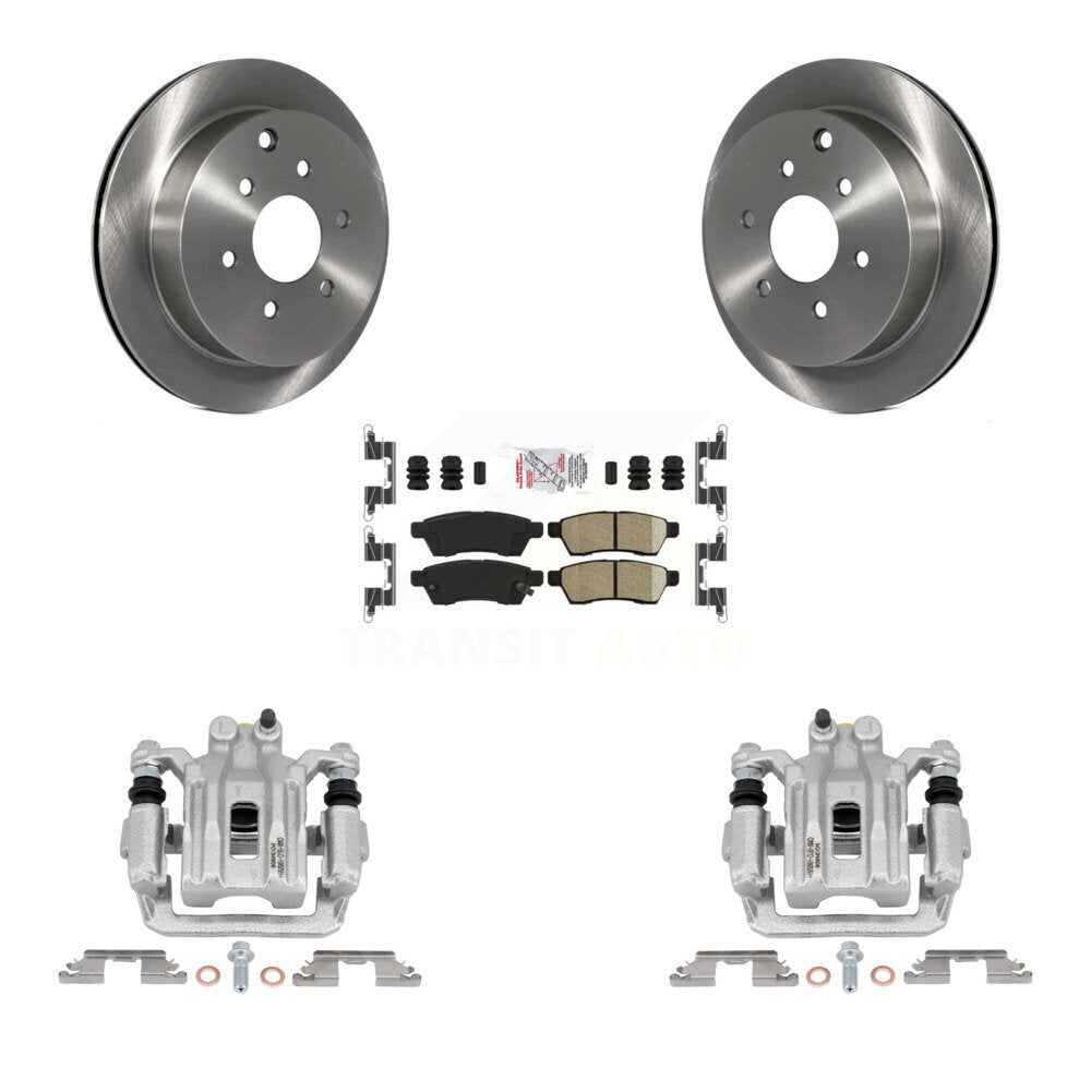 Transit Auto KC8-101004N Disc Brake Kit for 2005-2022 Suzuki Equator, Nissan Xterra, Nissan Frontier - Rear product image