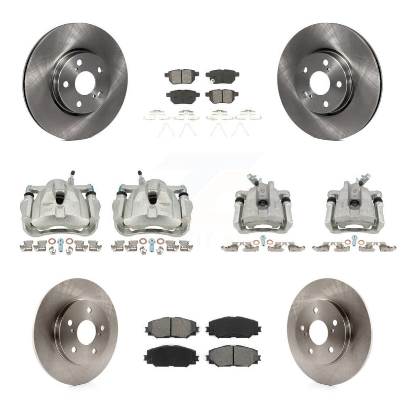 Transit Auto KC8-101009S Disc Brake Kit for 2014 Toyota Matrix - Front and Rear product image