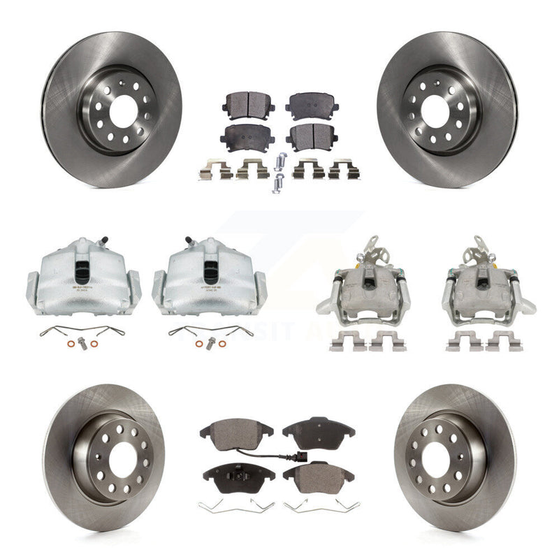 Transit Auto KC8-101011P Disc Brake Kit for 2006-2008 Volkswagen GTI - Front and Rear product image