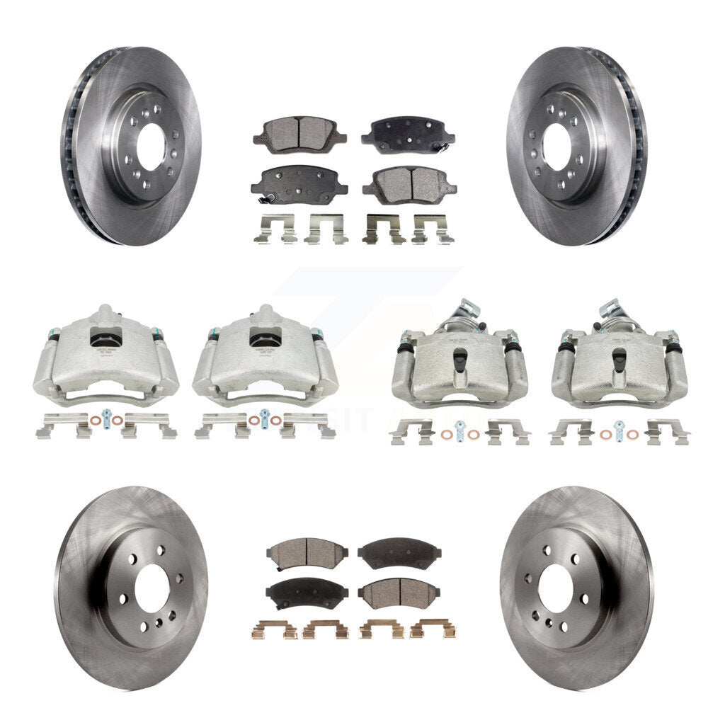 Transit Auto KC8-101012T Disc Brake Kit for 2006-2009 Buick Terraza, Chevrolet Uplander, Pontiac Montana & more - Front and Rear product image