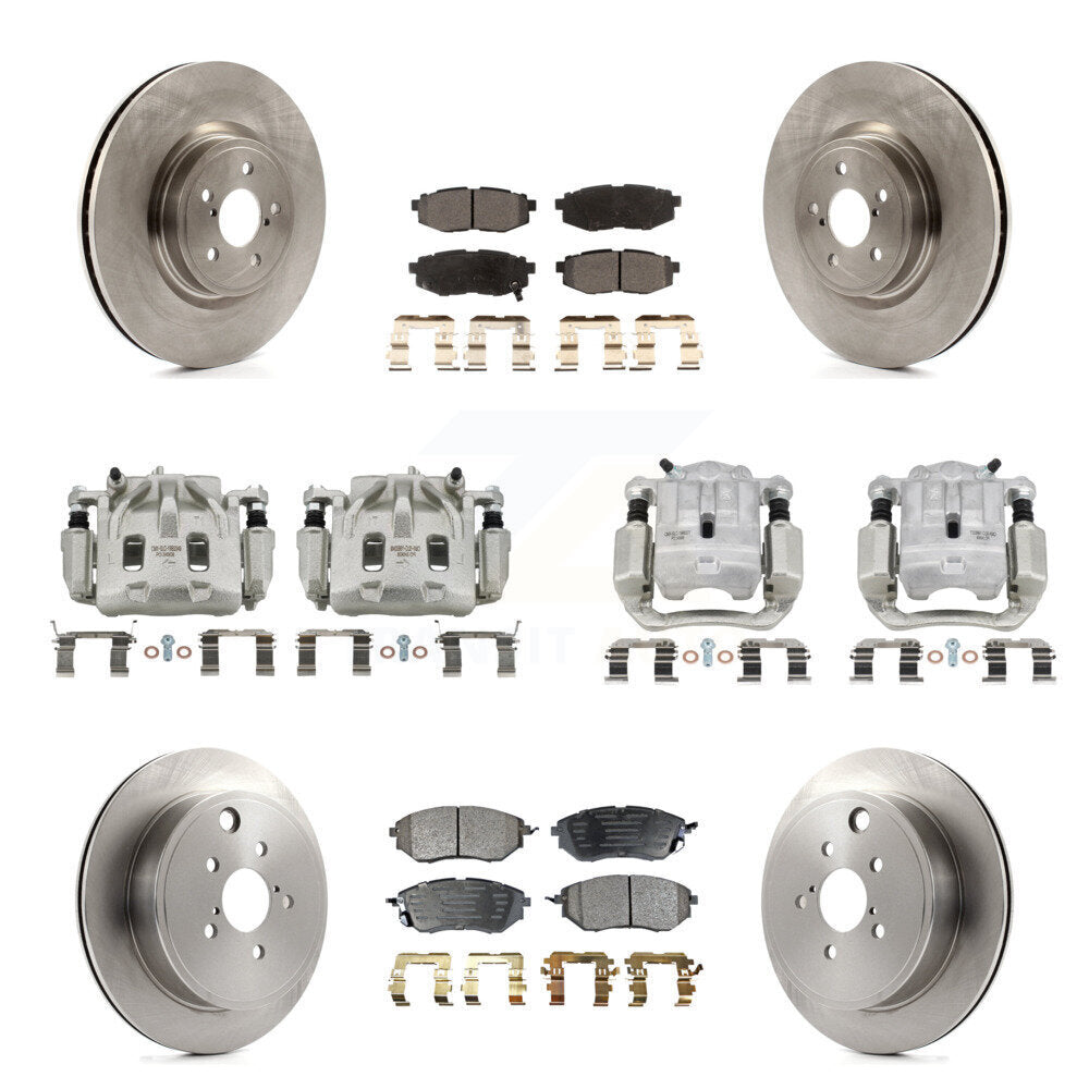 Transit Auto KC8-101016P Disc Brake Kit for 2010-2014 Subaru Legacy, Subaru Outback - Front and Rear product image