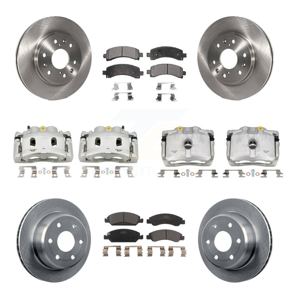 Transit Auto KC8-101017T Disc Brake Kit for 2009-2014 Chevrolet Express 1500, GMC Savana 1500 - Front and Rear product image