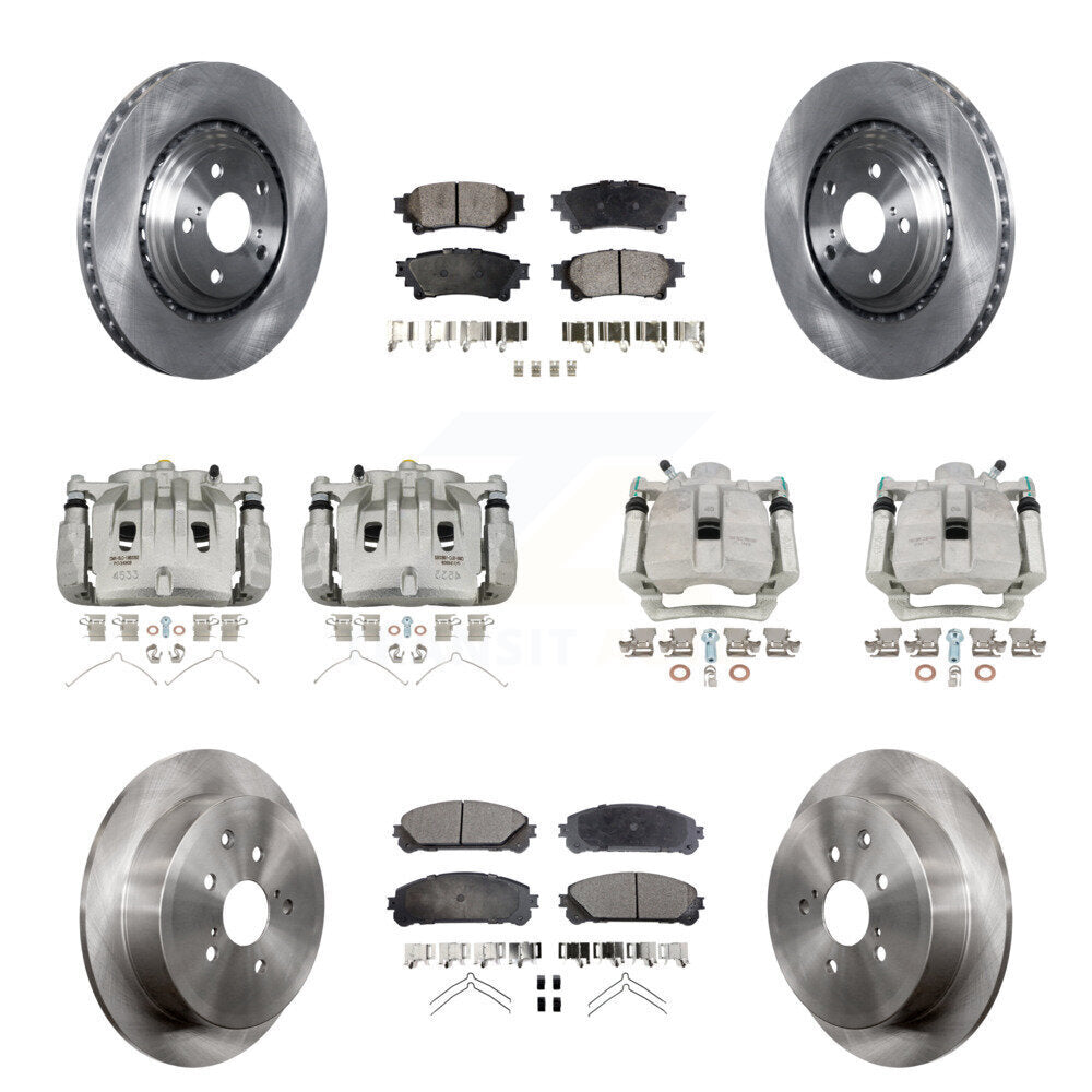 Transit Auto KC8-101019P Disc Brake Kit for 2012-2015 Lexus RX350, Lexus RX450h - Front and Rear product image