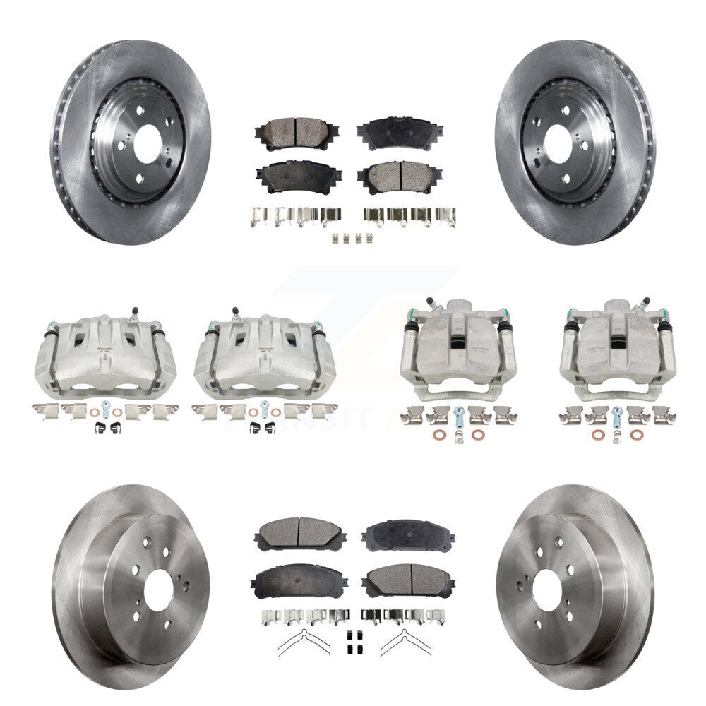 Transit Auto KC8-101021P Disc Brake Kit for 2013-2020 Toyota Highlander, Lexus RX350, Toyota Sienna - Front and Rear product image