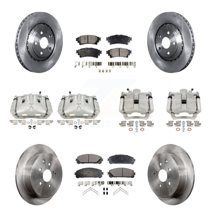Transit Auto KC8-101021P Disc Brake Kit for 2013-2020 Toyota Highlander, Lexus RX350, Toyota Sienna - Front and Rear product image