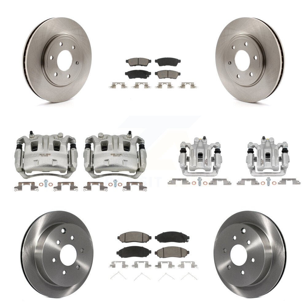 CMX KC8-101022C Disc Brake Kit for 2005-2019 Suzuki Equator, Nissan Frontier - Front and Rear product image