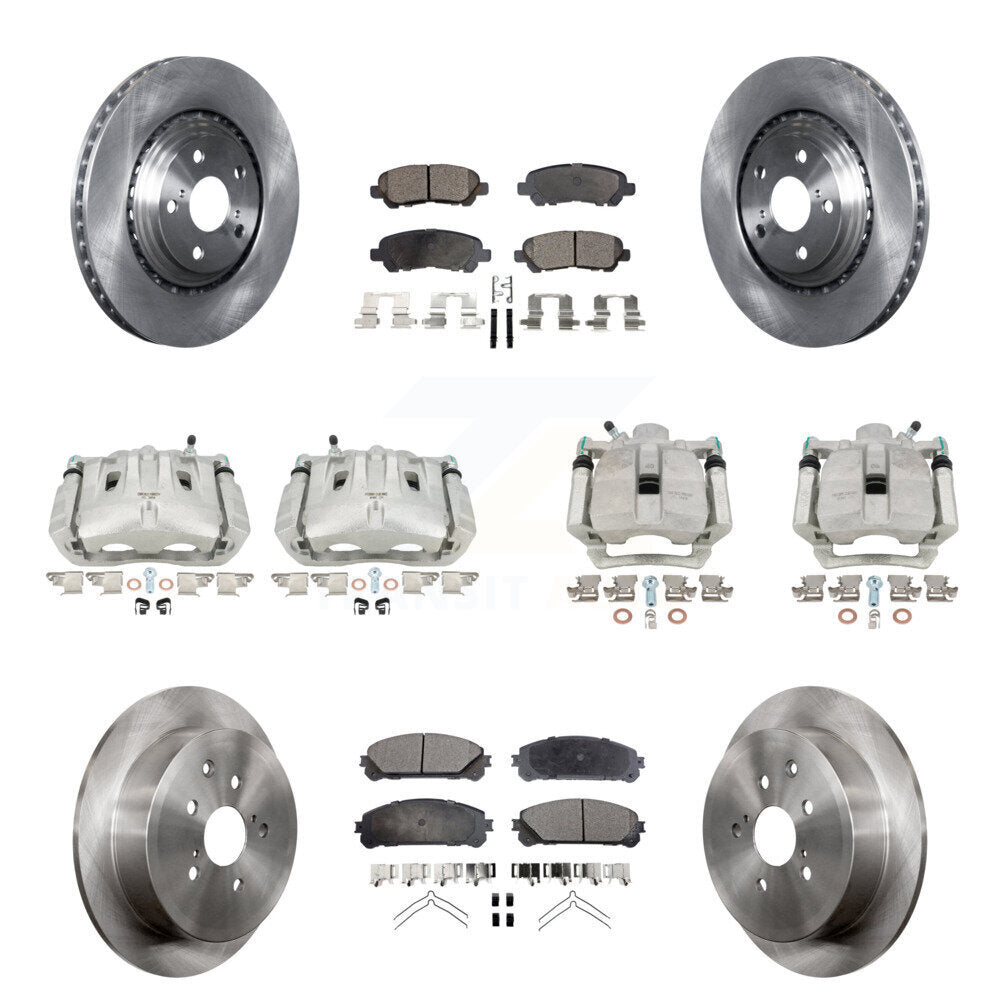 Transit Auto KC8-101022P Disc Brake Kit for 2014 Toyota Highlander - Front and Rear product image