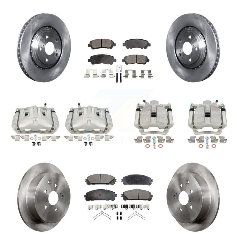 Transit Auto KC8-101022P Disc Brake Kit for 2014 Toyota Highlander - Front and Rear product image