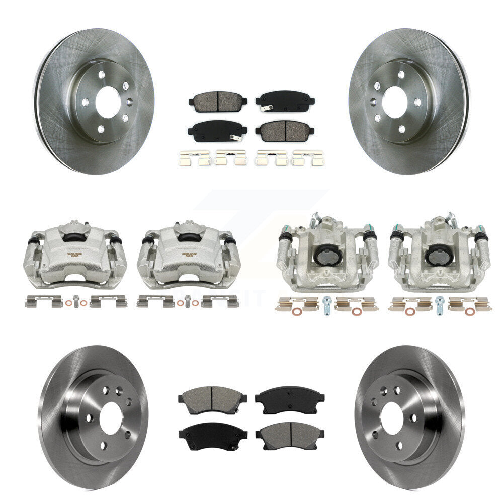 Transit Auto KC8-101022S Disc Brake Kit for 2011-2016 Chevrolet Cruze Limited, Chevrolet Cruze - Front and Rear product image