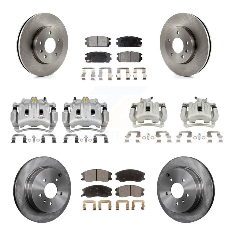 Transit Auto KC8-101022T Disc Brake Kit for 2007-2015 Chevrolet Captiva Sport, Saturn Vue, Chevrolet Equinox & more - Front and Rear product image