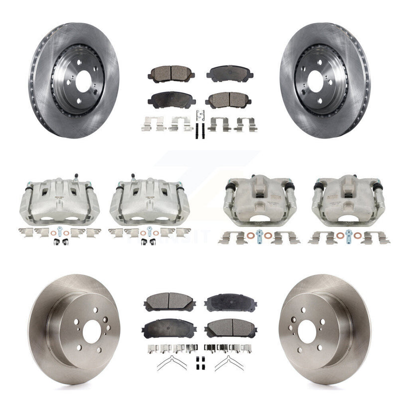 Transit Auto KC8-101024P Disc Brake Kit for 2010-2013 Toyota Highlander - Front and Rear product image