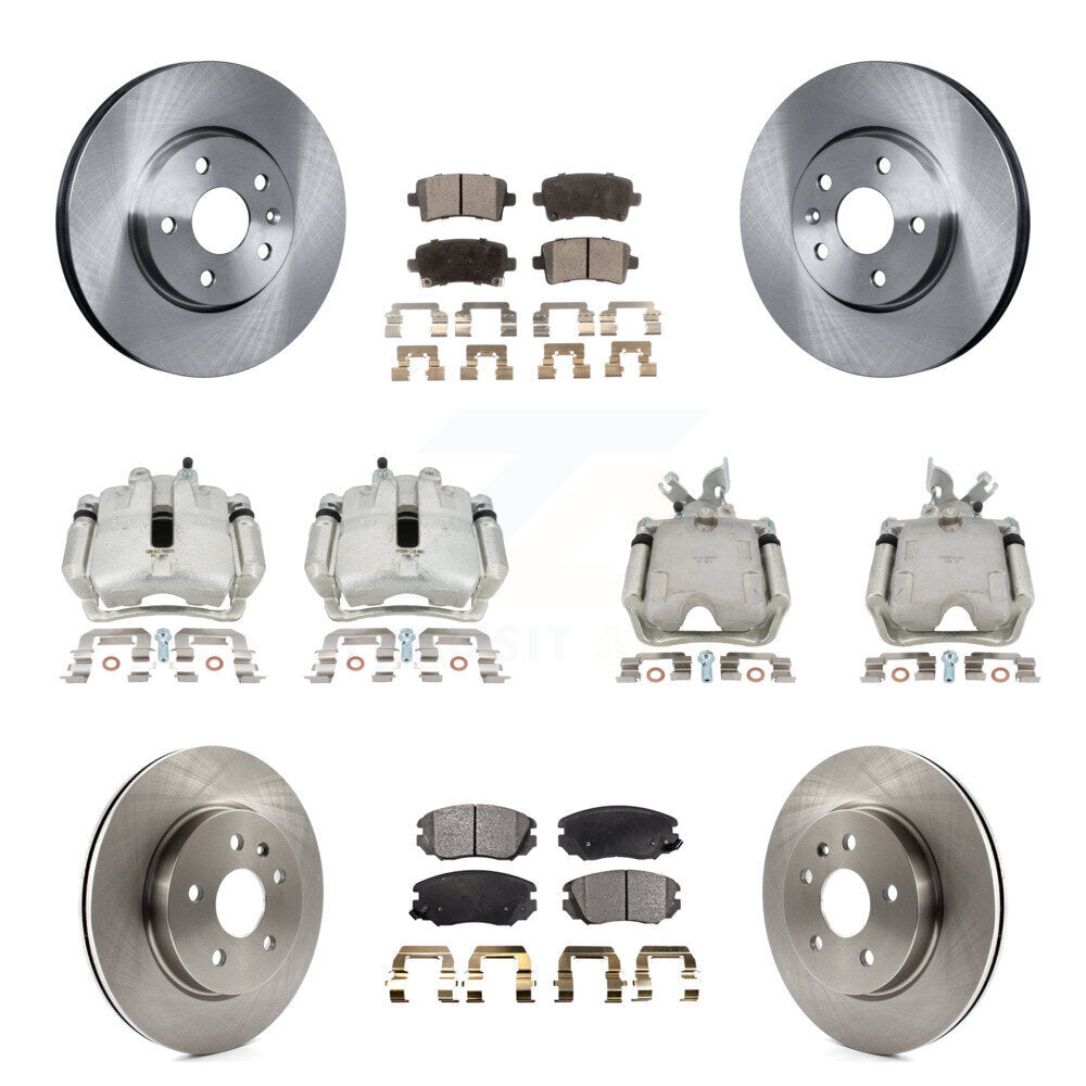 Transit Auto KC8-101024T Disc Brake Kit for 2013-2020 Chevrolet Impala, Chevrolet Malibu - Front and Rear product image