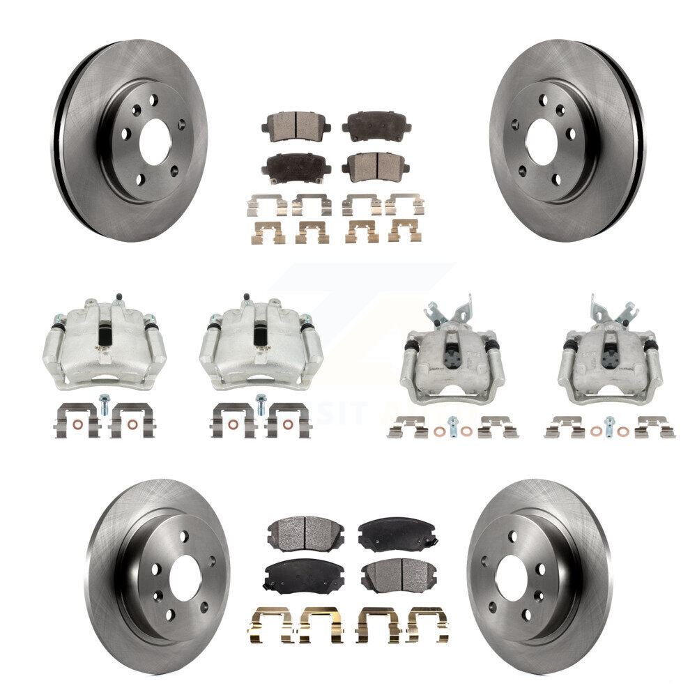 Transit Auto KC8-101025T Disc Brake Kit for 2013 Chevrolet Malibu - Front and Rear product image