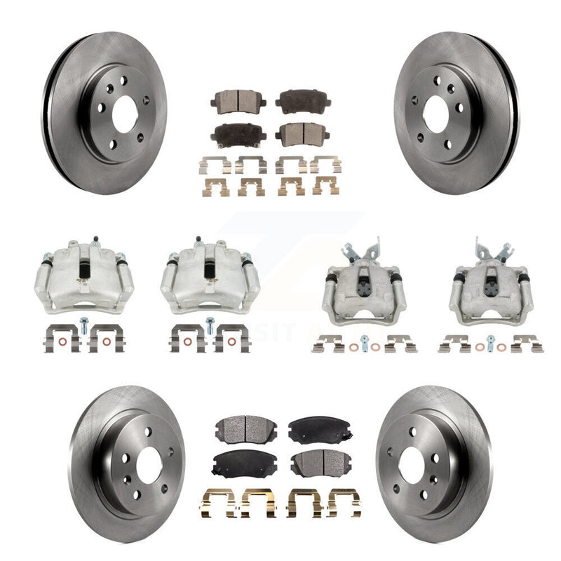 Transit Auto KC8-101025T Disc Brake Kit for 2013 Chevrolet Malibu - Front and Rear product image